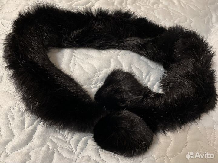 Меховой шарфик или повязка на голову