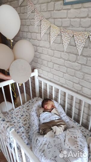 Матрас-кокон для новорождённых