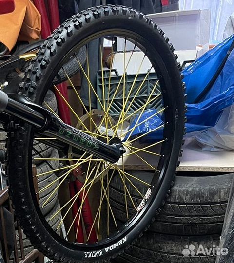 Колесо 26 переднее в сборе для горного велосипеда