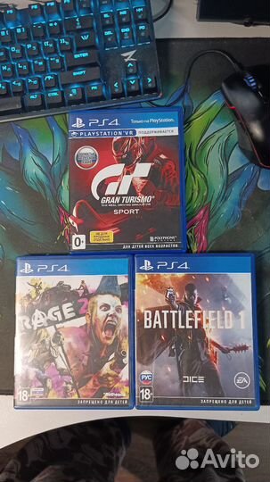 Ps4 slim + 3 диска и 2 геймпада