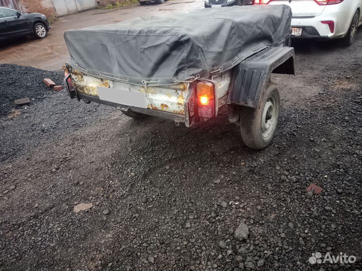 Прицеп автовоз Вектор ЛАВ-81019, 1992