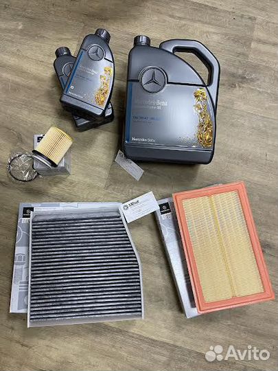 Комплект то: фильтры и масло Mercedes w176 w117