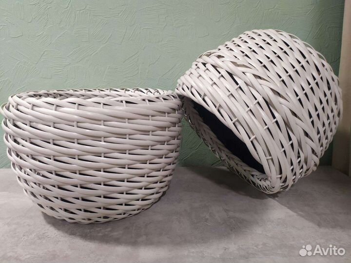 Ротанг. Кашпо 12 л. Шар