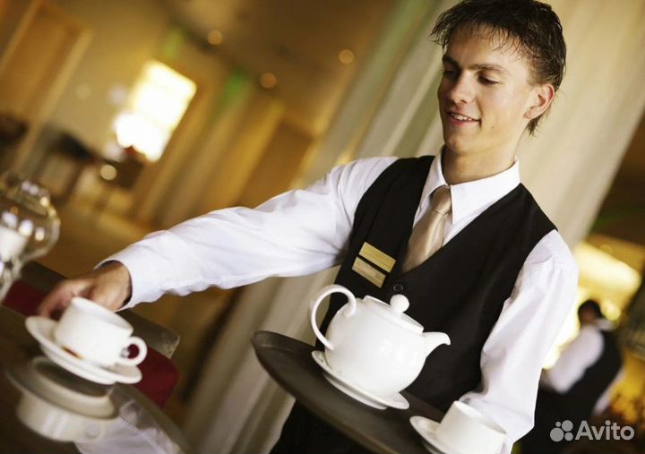 Работа Официант в Москве с Проживанием 4/3