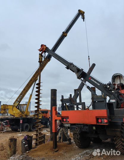 Монтаж опор лэп / Бурение под лэп / Доставка