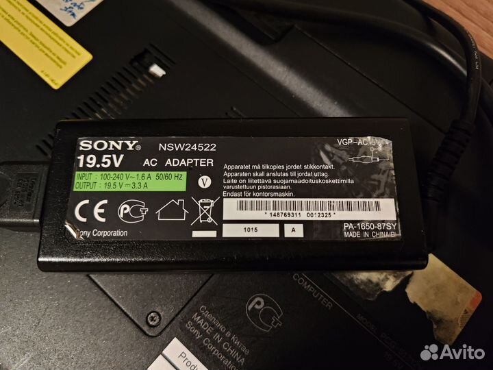 Ноутбук Sony vaio на запчасти
