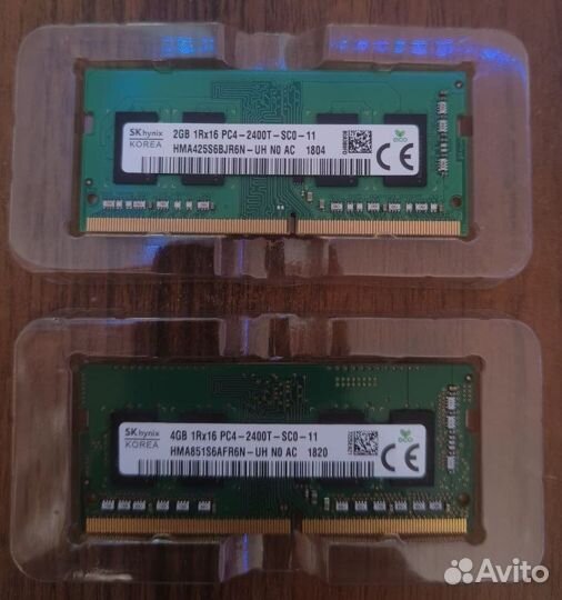 Hynix DDR4 2400 мгц sodimm