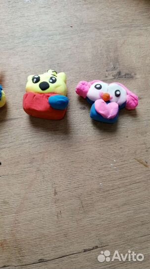 Фигурки из лёгкого пластилина