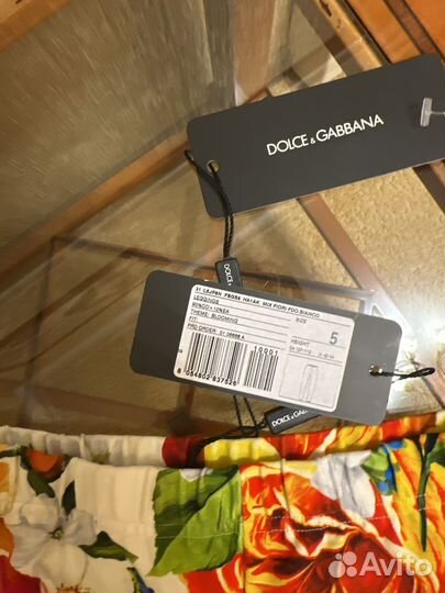 Шорты dolce gabbana для девочки р.110 новые