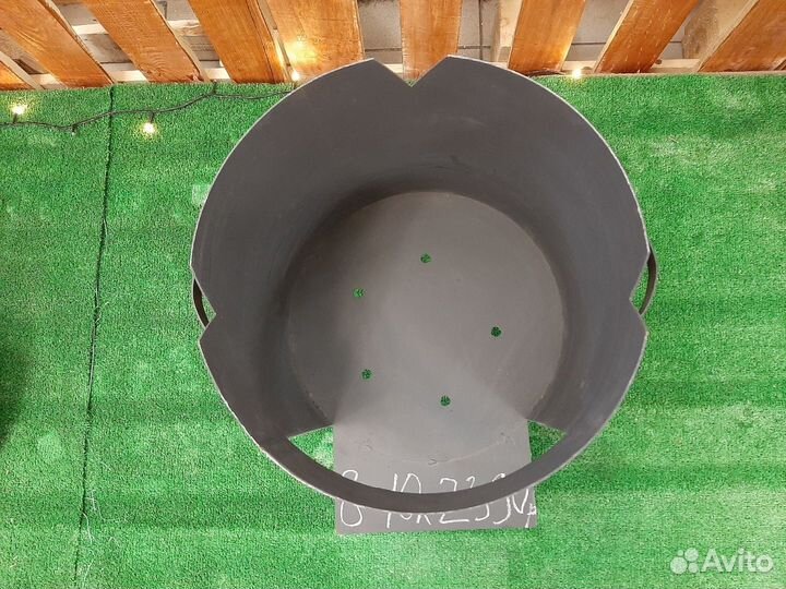 Печь для казана 10 л из стали