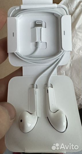 Наушники apple earpods lightning оригинал