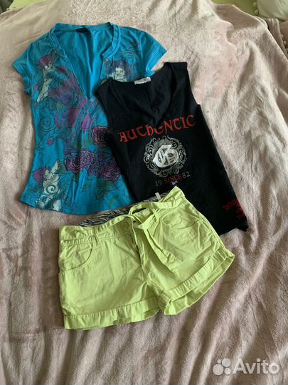 Вещи фирменные пакетом р.42-44