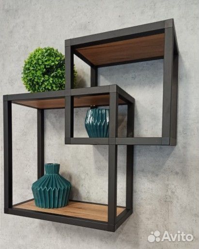 Настенные полки в стиле loft Лофт полки