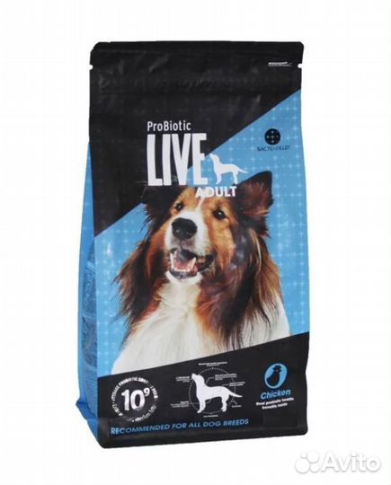 Сухие корма для собак Probiotic Live