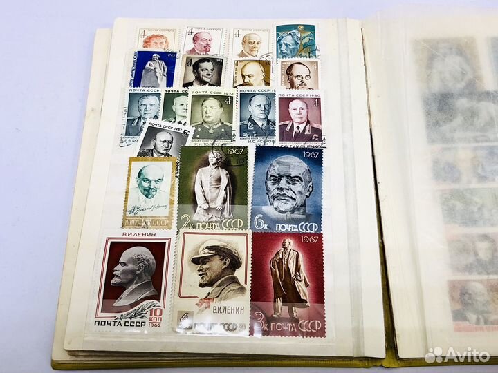 Марки Альбом СССР 1960-80 Ленин История Наука