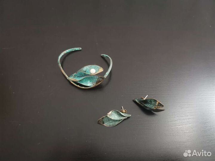 Серьги и браслет