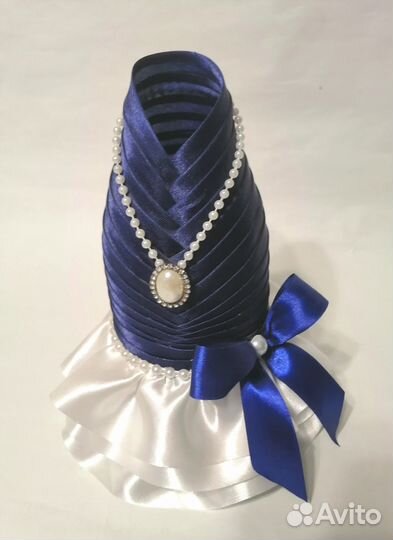 Свадебные украшения на бутылки