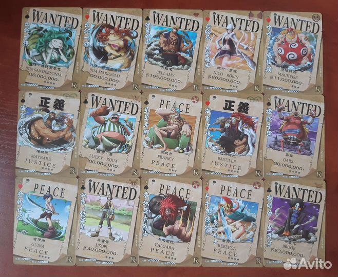 Коллекционные карточки One Piece