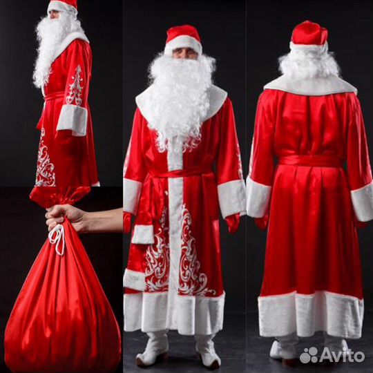 Аренда Костюм деда Мороза Снегурочка прокат