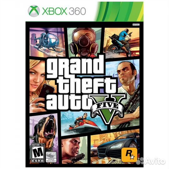 Диски на xbox 360 gta 5