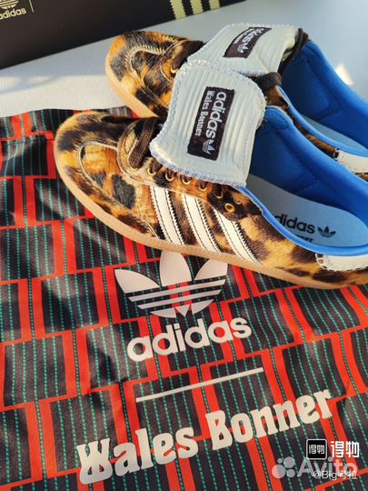 Adidas wales bonner x samba pony leopard