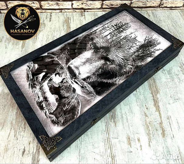 Подарок мужчине нарды ручной работы