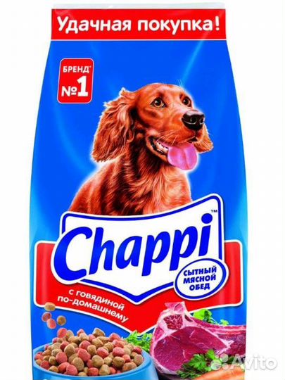 Корм для собак chappi 15 кг