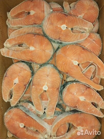 Стейки лосося