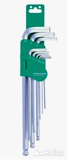 Набор шестигранных ключей Jonnesway H06SA109S