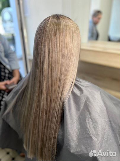 Окрашивание волос airtouch, блонд