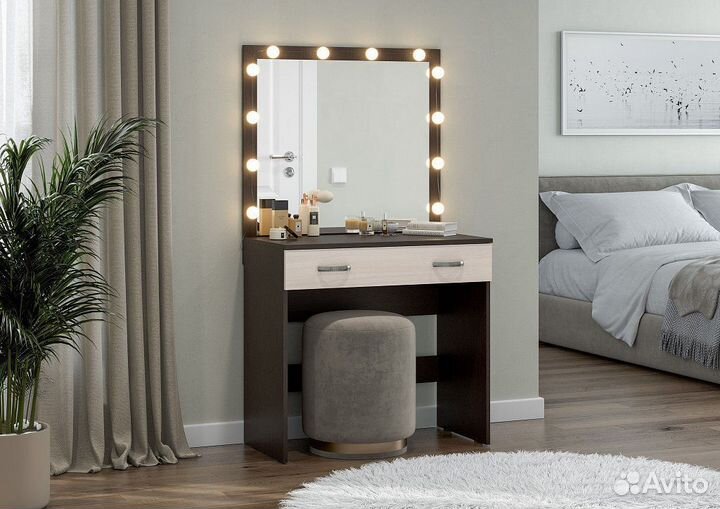 Туалетный столик с зеркалом Ронда ст-01 дизайн 4