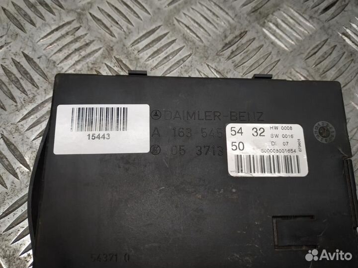 Блок комфорта Mercedes-Benz M-Класс W163 2001