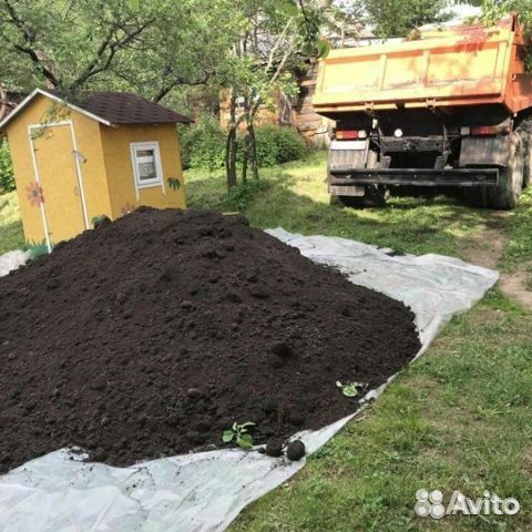 Чернозем, земля плодородная. Перегной коровий