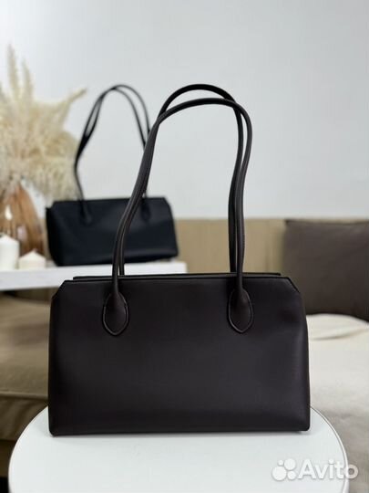 Сумка the row натуральная кожа