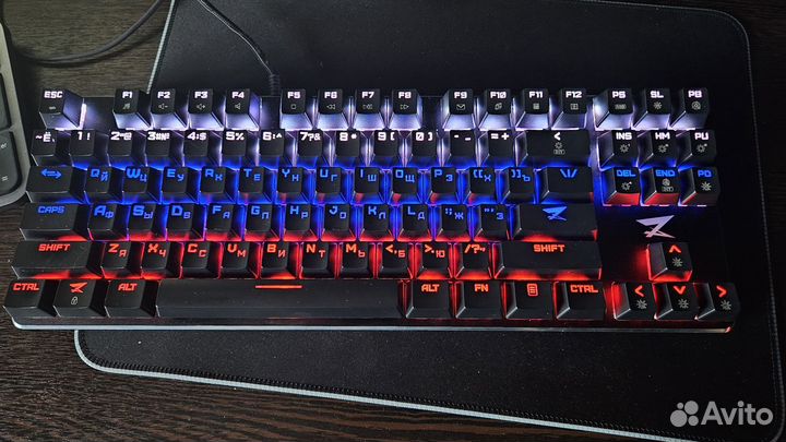 Клавиатура Zet Gaming Blade PRO ZG-FL-B87Red-PBT-B