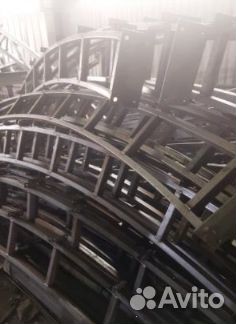 Фермы для арочного ангара 12х6