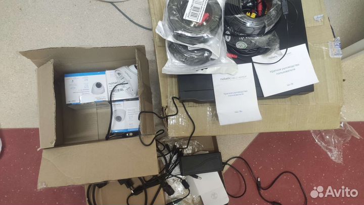 Комплект видеонаблюдения 4 камеры