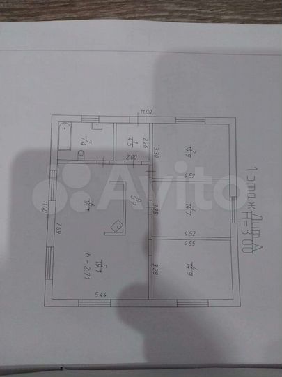 Дом 102 м² на участке 8 сот.