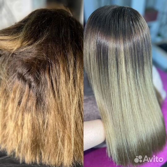 Кератиновое выпрямление волос ботокс