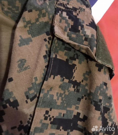 Usmc Marpat Woodland Frog Shirt S-R