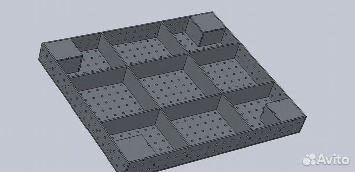 Чертежи сварочных столов 3D для лазера формат DXF