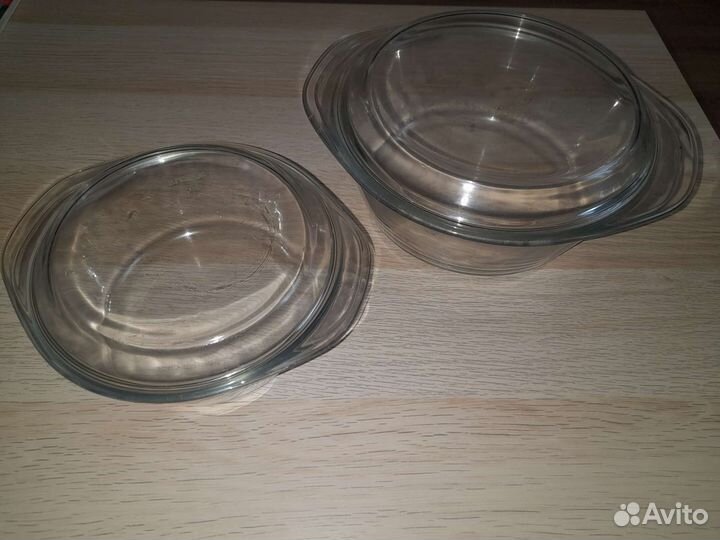 Кастрюля форма стеклянная