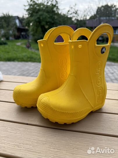 Резиновые сапоги crocs c6