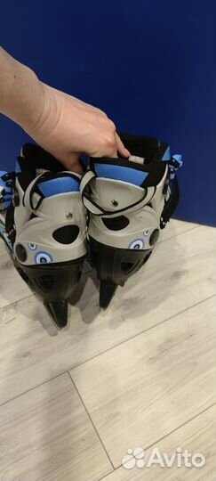 Коньки детские раздвижные 33-36