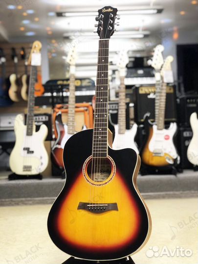 Гитара акустическая с вырезом