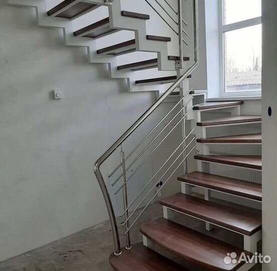Перила из нержавейки, лестницы металлические