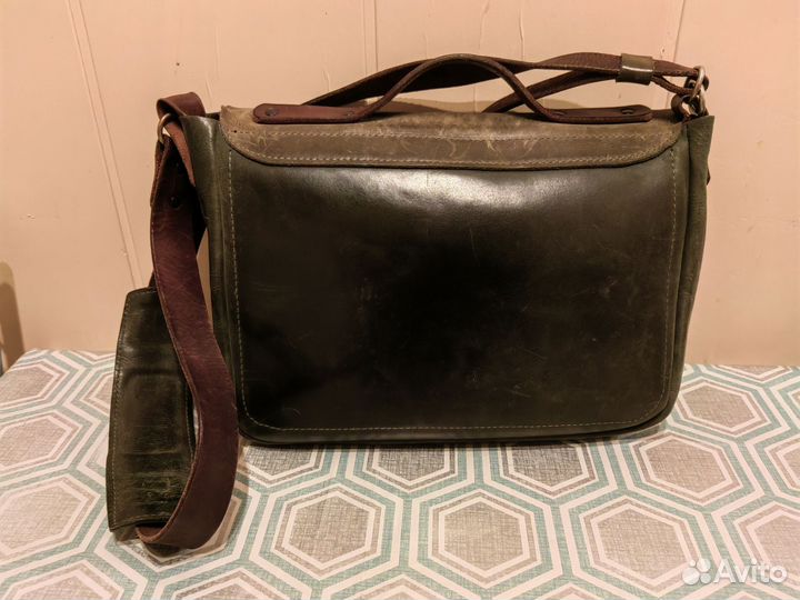 Сумка через плечо натуральная кожа ручная работа