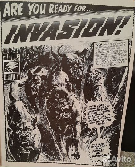 2000 AD: Bix Barton/Judge Dredd/Invasion+ 3 А4