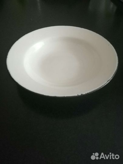 Тарелка эмалированная