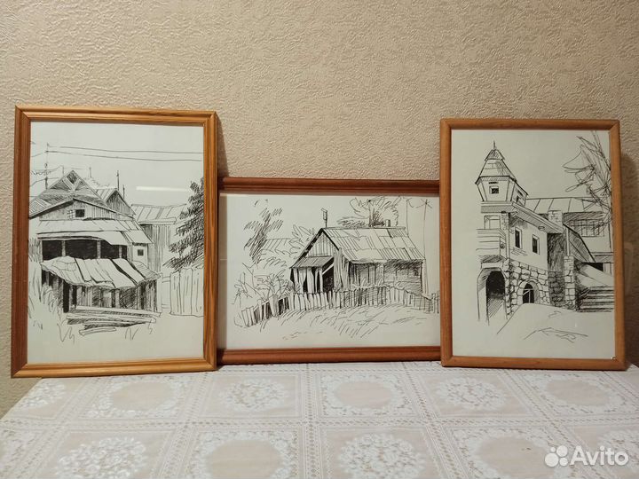 Картина- Графика, Акварель, Пейзажи